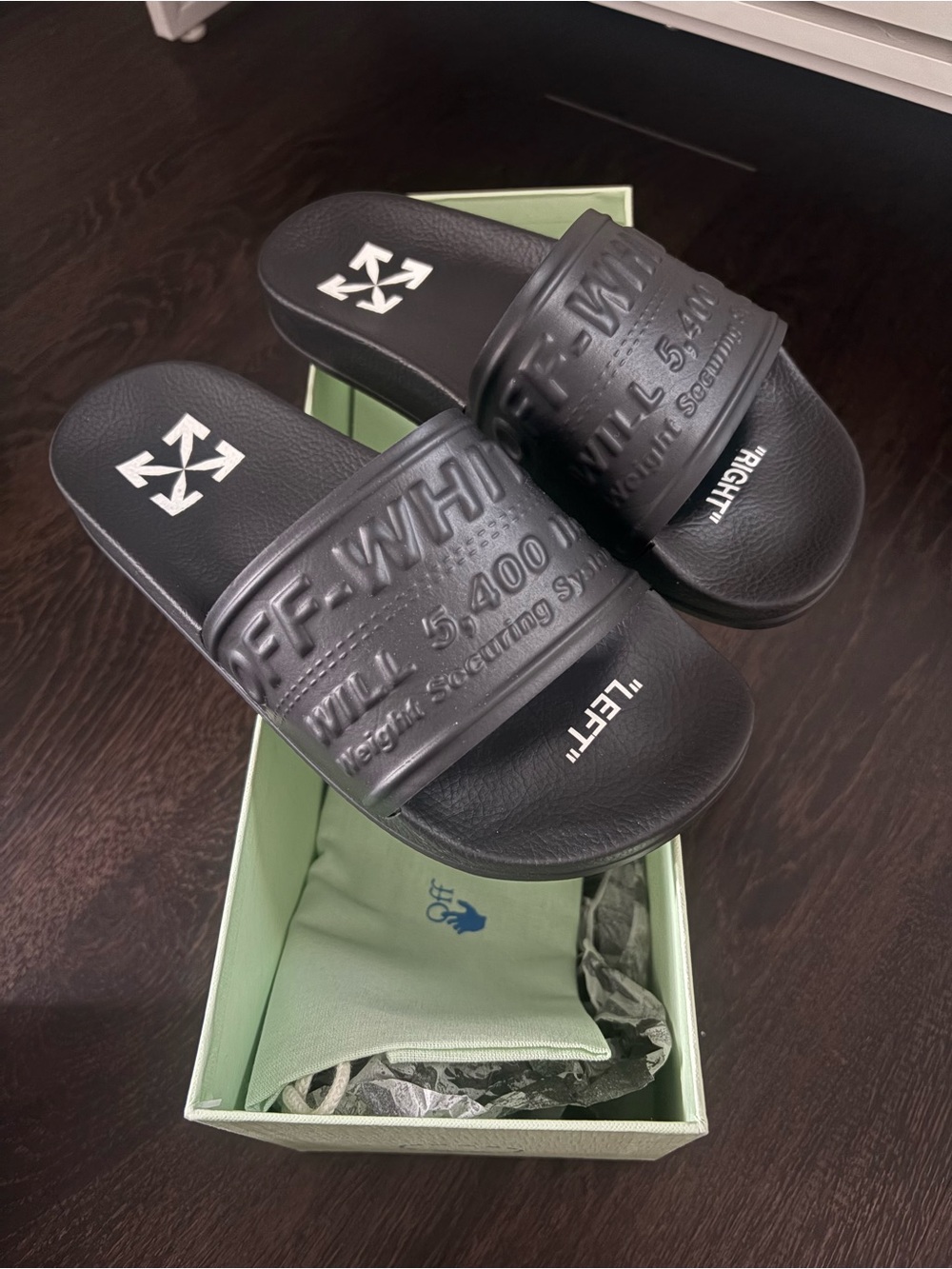 Off-White slides